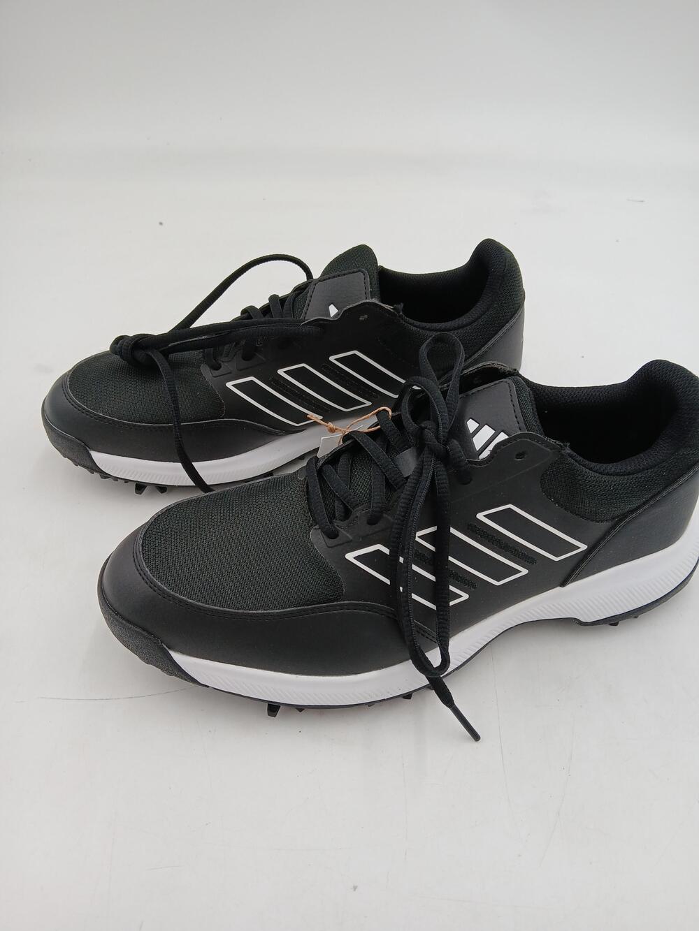 Adidas Tech Response 3.0 Shoes Mens Size 7.5 Black Golf Spiked Sneakers GV6890